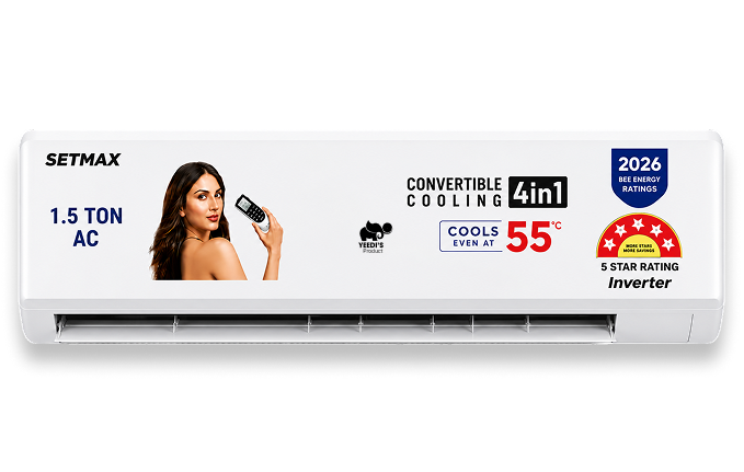 1.5 Ton High-Performance Air Conditioner with Durable Metal-Plastic Body